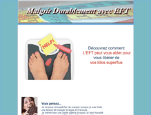 Tablet Screenshot of maigrir-durablement-avec-eft.com